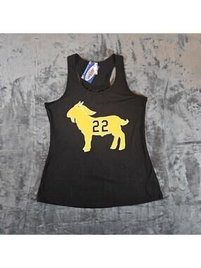 Caitlyn Clark Ladies Size S #22 Goat Tank Top Black And Gold Unique NWT